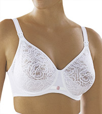 Stretch Lace Seamless Moulded Underwire Nursing Bra